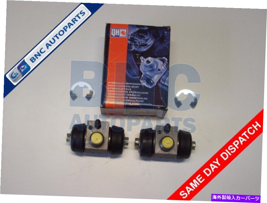 Wheel Cylinder MGBロードスター用のリアブレーキホイールシリンダーペア - 1962年から1982年まで-QH REAR BRAKE WHEEL CYLINDER PAIR for MGB ROADSTER - from 1962 to 1982 - QH【並行輸入品】