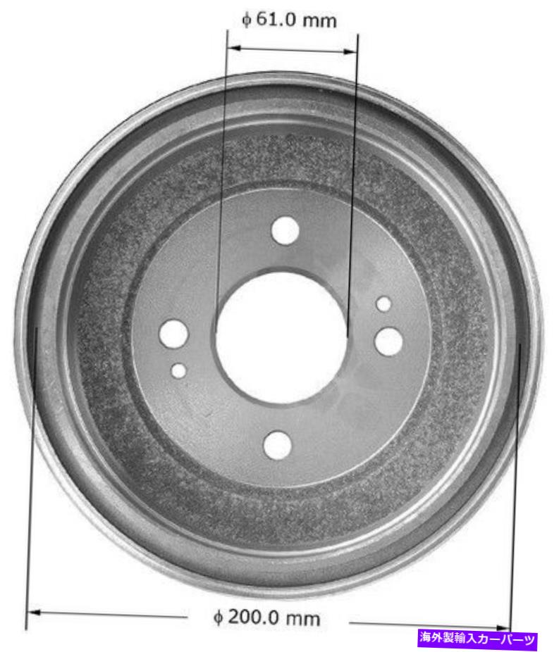 Brake Drum PDR0606ベンディックスプレミアムドラムとローターブレーキドラムP/N：PDR0606 Pdr0606 Bendix Premium Drum And Rotor Brake Drum P/N:Pdr0606【並行輸入品】