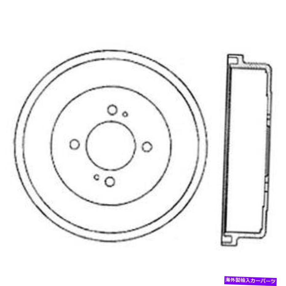 Brake Drum ＃122.42001中心部品ブレーキドラム # 122.42001 Centric Parts Brake Drum【並行輸入品】
