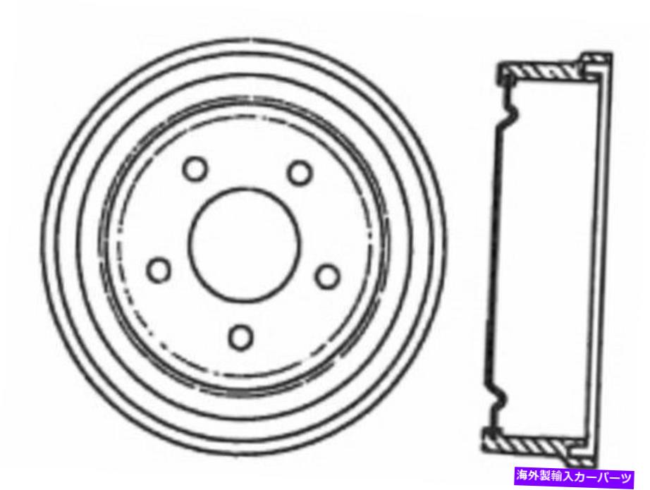 Brake Drum 中心部123.62024ブレーキドラム Centric Parts 123.62024 Brake Drum【並行輸入品】
