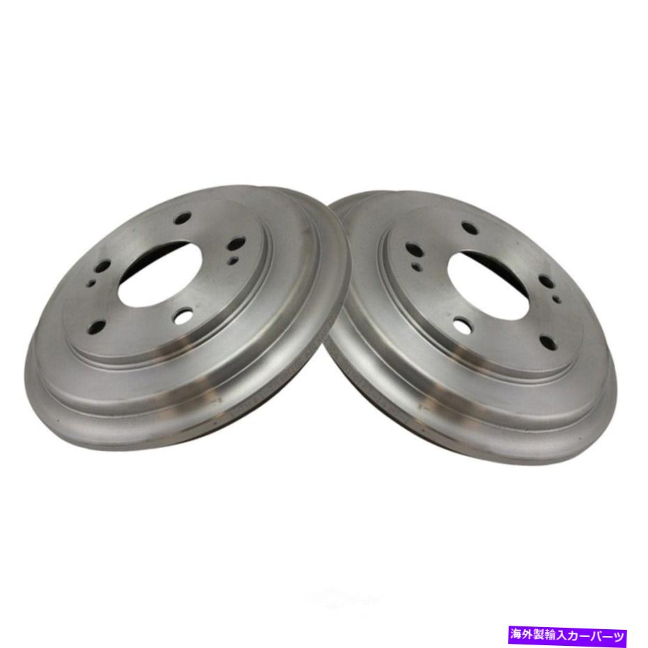 Brake Drum ブレーキドラムセットTRQ BRA14106フィット06-13ホンダシビック Brake Drum Set TRQ BRA14106 fits 06-13 Honda Civic【並行輸入品】
