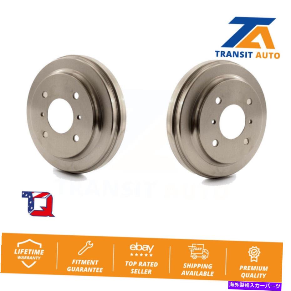 Brake Drum 2009年から2011年の日産Versa 1.6Lのリアブレーキドラムペア Rear Brake Drums Pair For 2009-2011 Nissan Versa 1.6L【並行輸入品】
