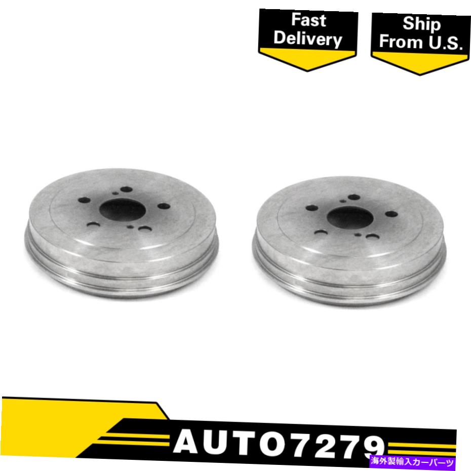 Brake Drum ブレーキドラムのデュラゴリア2はトヨタセリカカローラプリウスに適合します DuraGo Rear 2 Of Brake Drums Fits Toyota Celica Corolla Prius【並行輸入品】