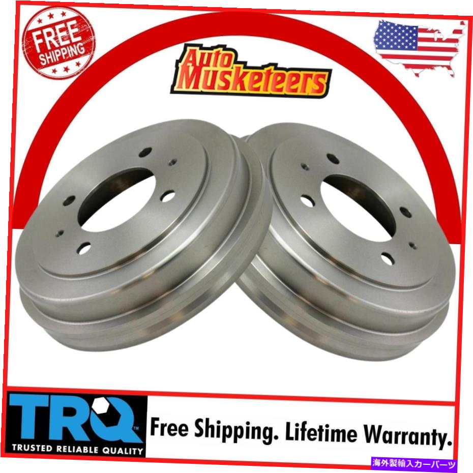 Brake Drum TRQリアブレーキドラムペアセットヒュンダイELANTRA TIBURONの左lH＆右RH TRQ Rear Brake Drum Pair Set Left LH & Right RH for Hyundai Elantra Tiburon【並行輸入品】