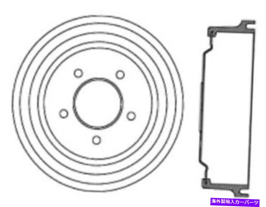 Brake Drum ブレーキドラムスタンダードリアFVP 123.65045 Brake Drum-Standard Rear FVP 123.65045【並行輸入品】