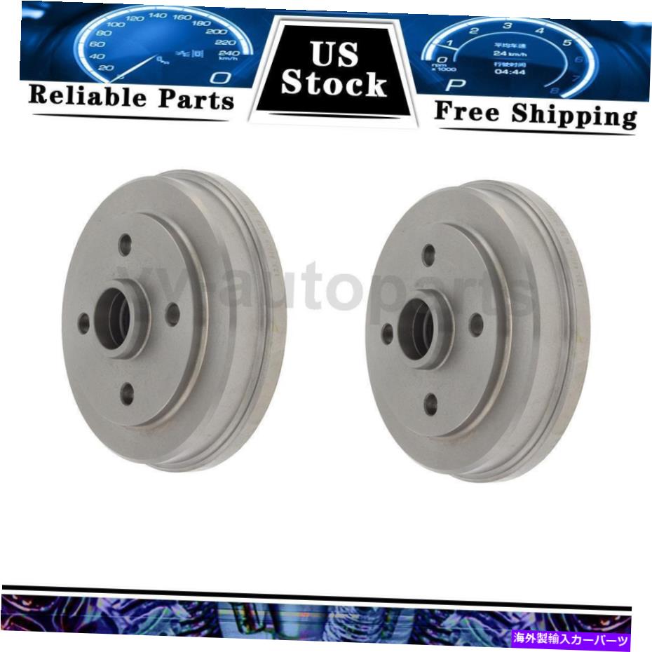 Brake Drum 1992年から1998年のトヨタパセオのリアブレーキドラムC-TEK 2PCS Rear Brake Drum C-Tek 2PCS For 1992-1998 Toyota Paseo【並行輸入品】