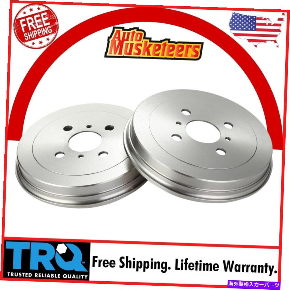 Brake Drum TRQリアドライバー＆助手席サイドブレーキドラムLH RHキットペアサイオンXA XB TRQ Rear Driver & Passenger Side Brake Drum LH RH Kit Pair for Scion xA xB【並行輸入品】