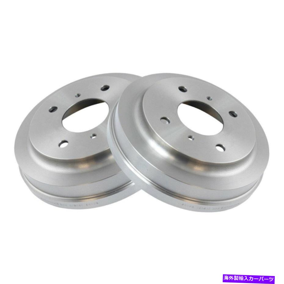 Brake Drum 日産セントラ2000-2006 TRQリアドライバーと助手席側のブレーキドラム For Nissan Sentra 2000-2006 TRQ Rear Driver & Passenger Side Brake Drums【並行輸入品】