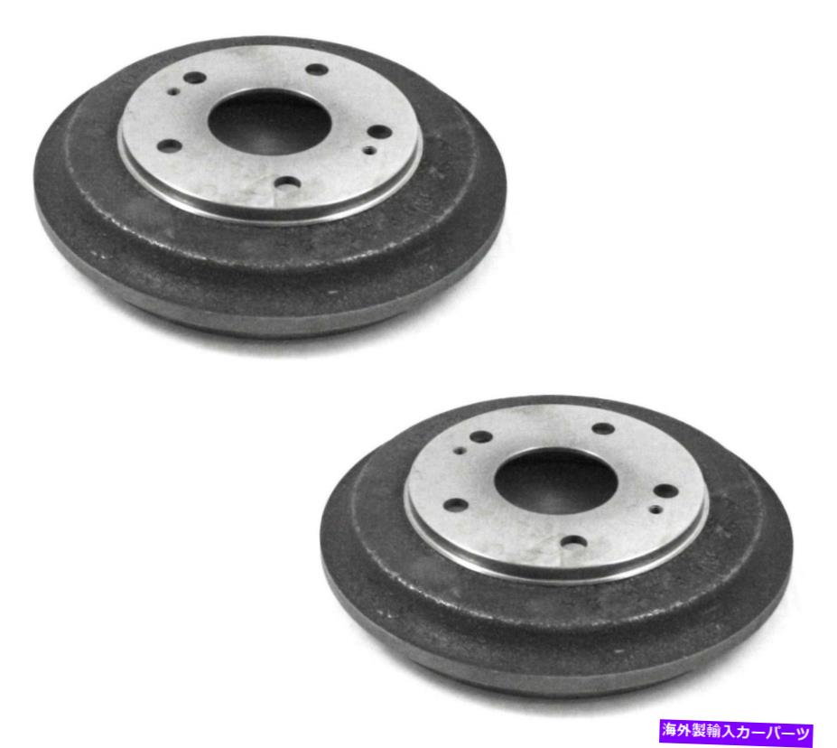 Brake Drum Honda Civic 2006 2007 2008 2009 2010 2011年の2つのリアブレーキドラムデュラゴのセット For Honda Civic 2006 2007 2008 2009 2010 2011 Set of 2 Rear Brake Drum Durago【並行輸入品】
