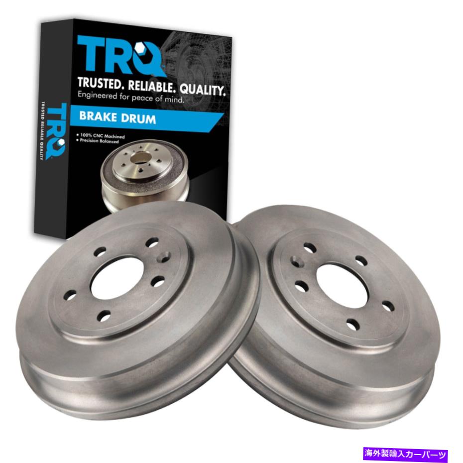 Brake Drum TRQリアブレーキドラムペアLHドライバー＆RHパッセンジャーサイドシボレーソニックトラックス TRQ Rear Brake Drum Pair LH Driver & RH Passenger Sides for Chevy Sonic Trax【並行輸入品】