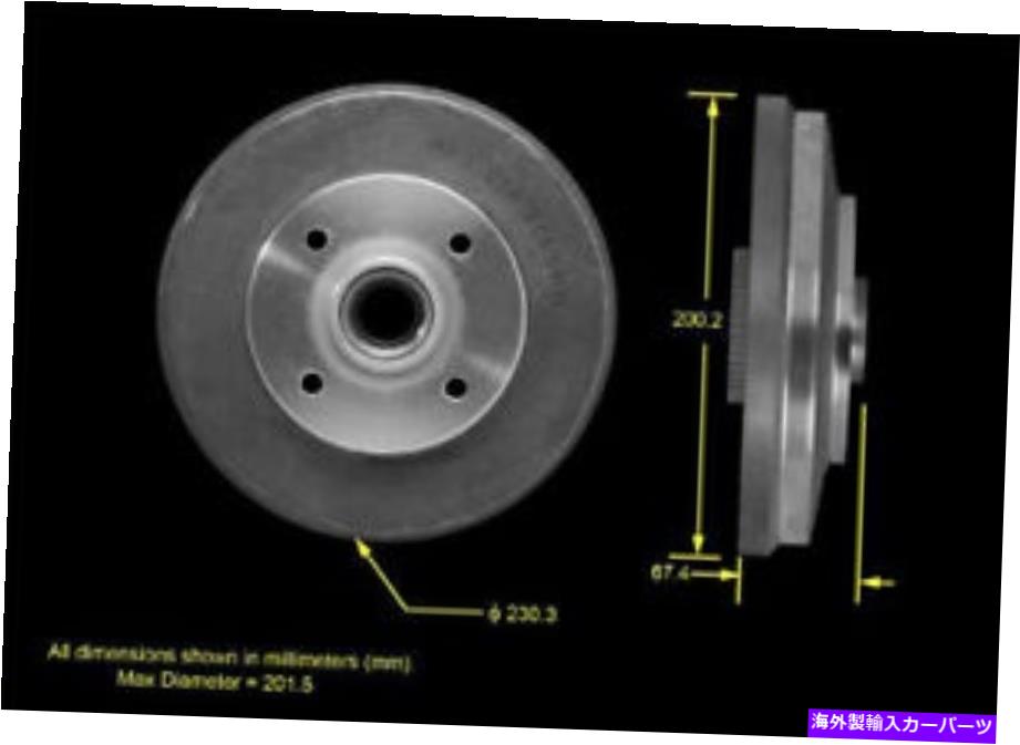 Brake Drum RRブレーキドラムベンディックスPDR0822 Rr Brake Drum Bendix PDR0822【並行輸入品】