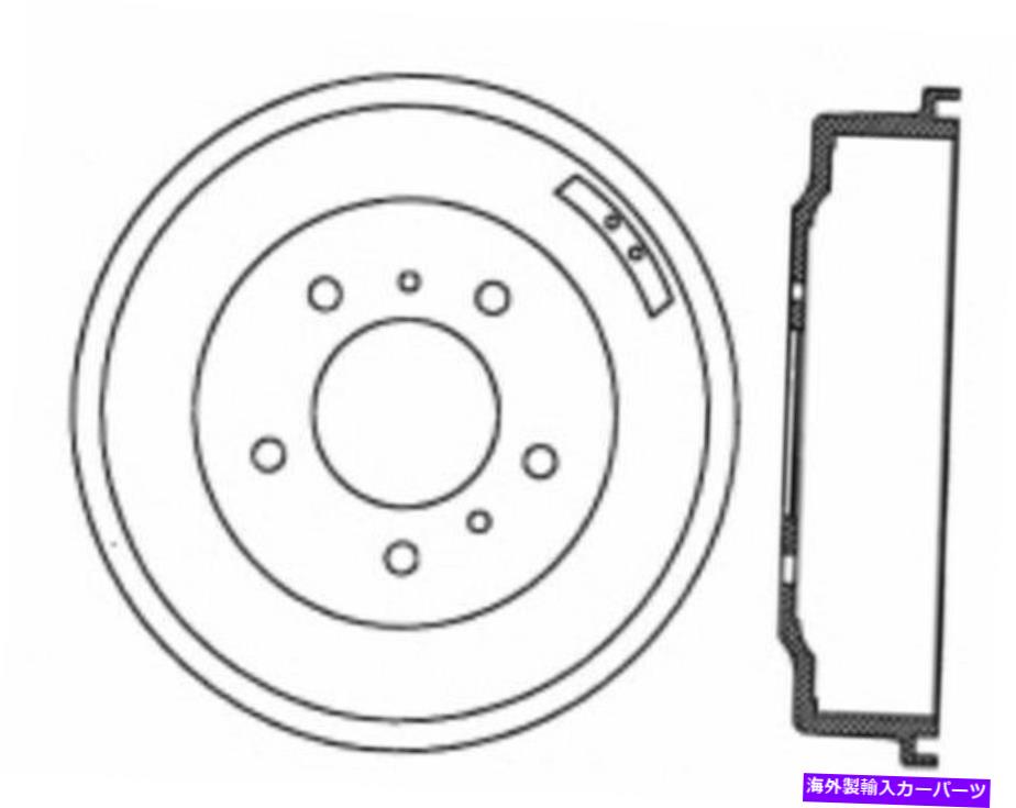 Brake Drum 中心部123.65005 71-75フォードブロンコF-100のブレーキドラム Centric Parts 123.65005 Brake Drum For 71-75 Ford Bronco F-100【並行輸入品】