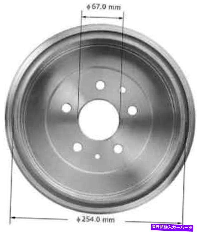 Brake Drum ブレーキドラムは1969-1985トヨタピックアップベンディックスに適合します Brake Drum fits 1969-1985 Toyota Pickup BENDIX【並行輸入品】