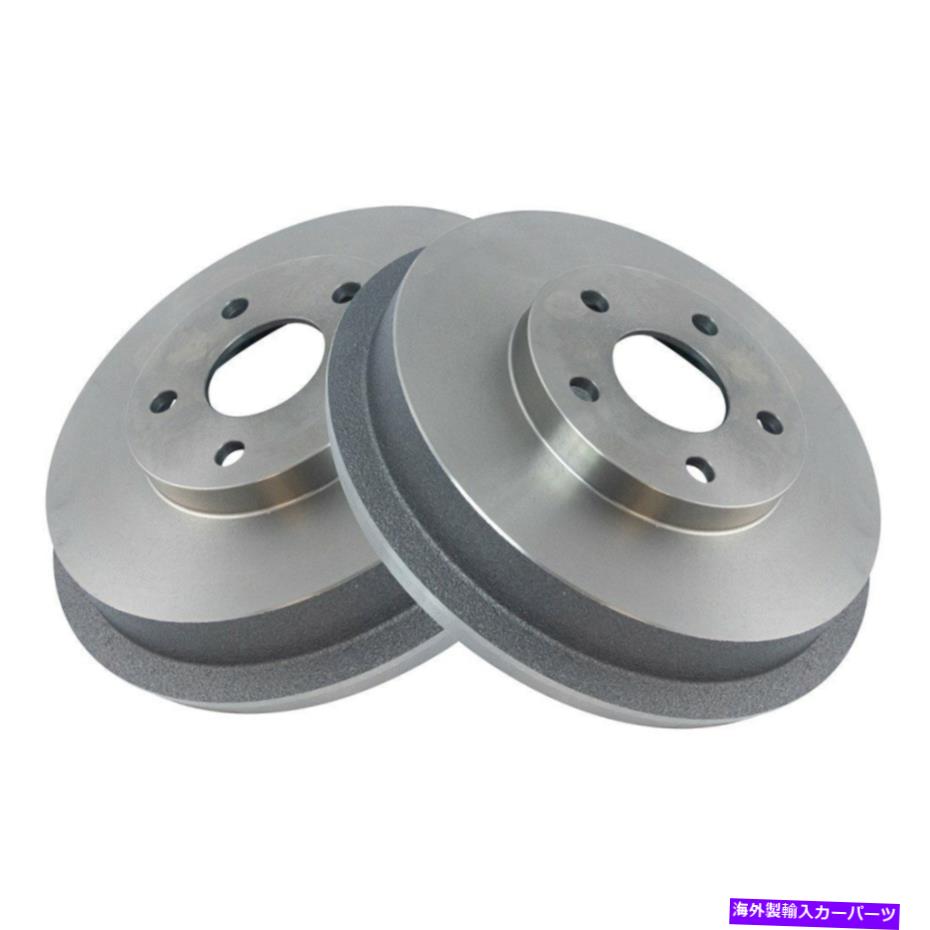 Brake Drum Subaru Impreza 97-03 TRQ BRA75117リアドライバーと助手席側ブレーキドラム For Subaru Impreza 97-03 TRQ BRA75117 Rear Driver & Passenger Side Brake Drums【並行輸入品】