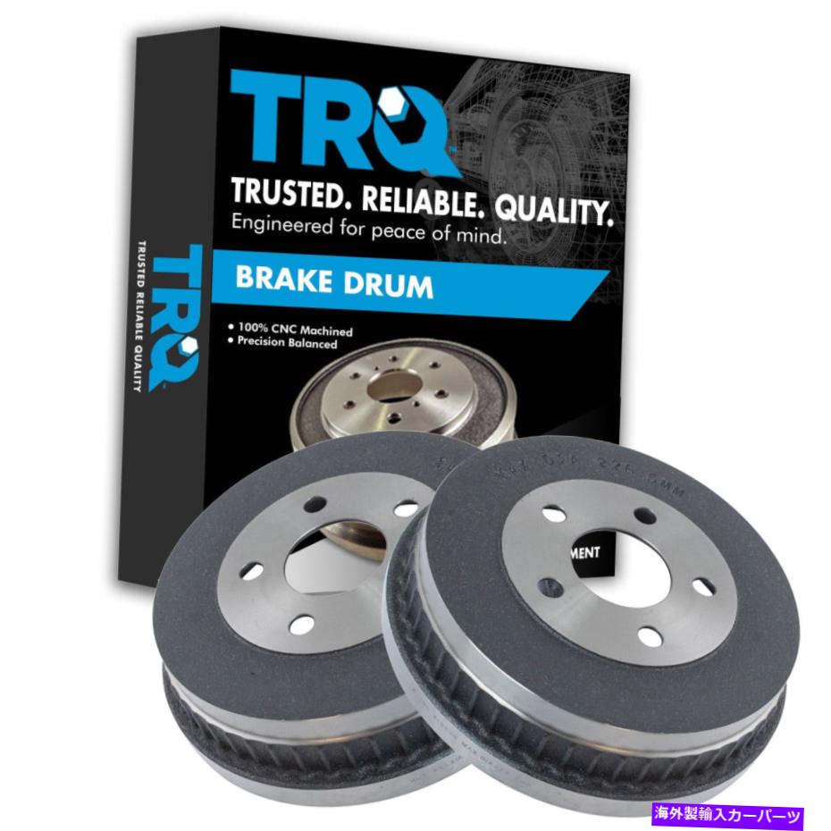 Brake Drum 01-07 Ford Taurus sableのTRQリアブレーキドラムペアセット2 TRQ Rear Brake Drum Pair Set of 2 for 01-07 Ford Taurus Sable【並行輸入品】