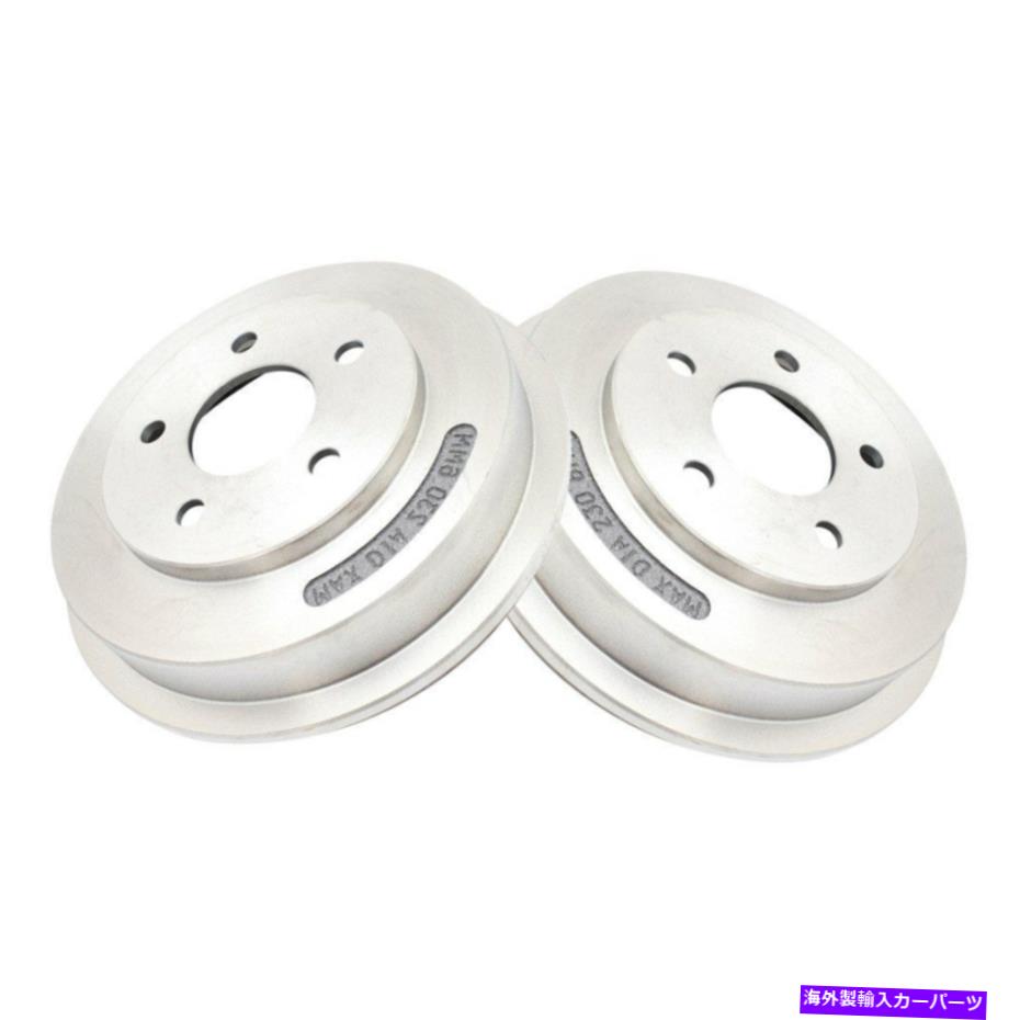 Brake Drum Chevy Cobalt 2009-2010 TRQリアドライバーと助手席側のブレーキドラム For Chevy Cobalt 2009-2010 TRQ Rear Driver & Passenger Side Brake Drums【並行輸入品】
