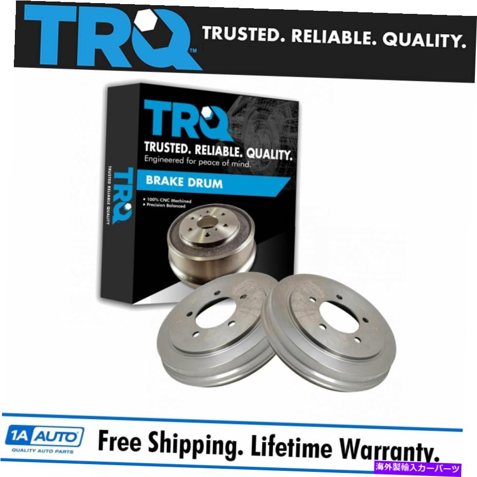 Brake Drum TRQブレーキドラムリアドライバーの乗客サイドペアペアダッジクライスラージープ用2のセット TRQ Brake Drum Rear Driver Passenger Side Pair Set of 2 for Dodge Chrysler Jeep【並行輸入品】 43,544円