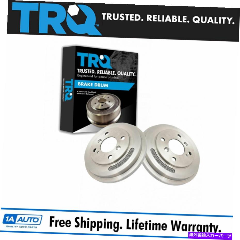 Brake Drum TRQリアブレーキドラムLH RHキットペアセット2フォードフィエスタニュー TRQ Rear Brake Drum LH RH Kit Pair Set of 2 for Ford Fiesta New【並行輸入品】