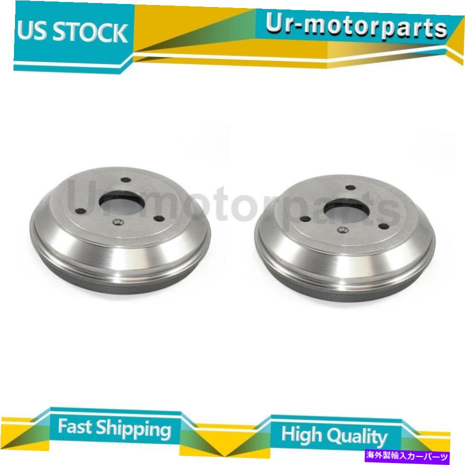 Brake Drum （2）リアブレーキドラムデュラゴはスマートフォートウィー2005-2016に適合します (2) Rear Brake Drum DuraGo Fits Smart Fortwo 2005-2016【並行輸入品】