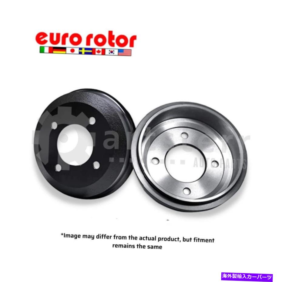 Brake Drum ホンダリアドラムブレーキシューズセット-HOD-25-AJ EUROROTOR Honda Rear Drum Brake Shoe Set -- HOD-25-AJ Eurorotor【並行輸入品】