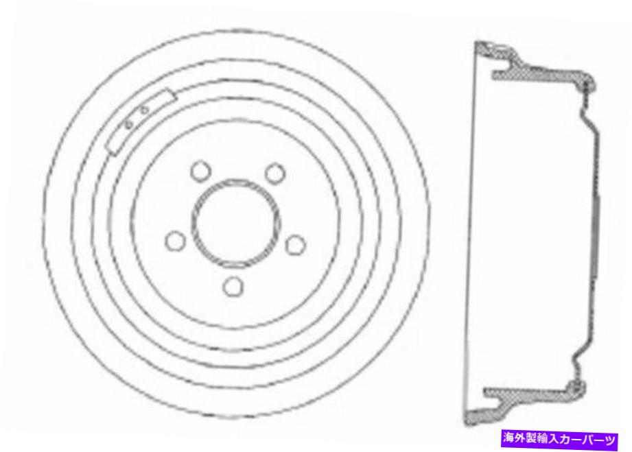 Brake Drum 中心部123.63016ブレーキドラム Centric Parts 123.63016 Brake Drum【並行輸入品】