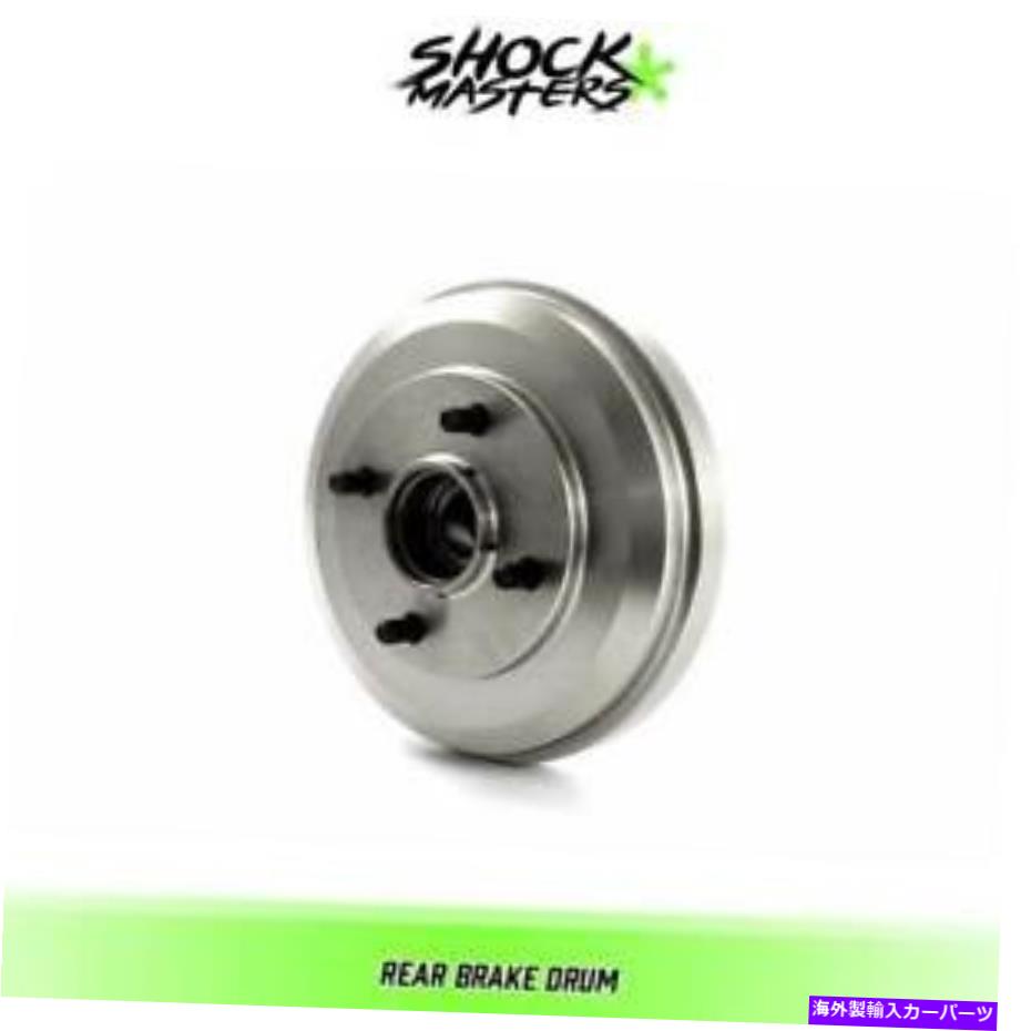 Brake Drum 2009年から2011年のフォードフォーカスFWDのラグとホイールベアリング付きリアブレーキドラム Rear Brake Drum with Lugs and Wheel Bearings for 2009-2011 Ford Focus FWD【並行輸入品】