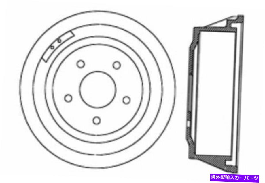 Brake Drum 中心部123.62012ブレーキドラム Centric Parts 123.62012 Brake Drum【並行輸入品】
