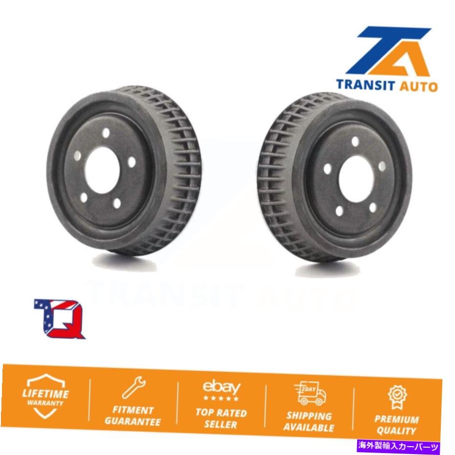 Brake Drum シボレーのためのリアドラムペア Rear Drum Pair For Chevrolet Buick Pontiac Century Malibu Oldsmobile Grand Am 88【並行輸入品】