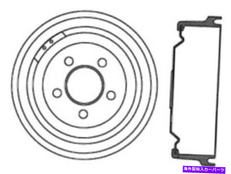 Brake Drum ブレーキドラム中心部123.6302 Brake Drum Centric Parts 123.6302【並行輸入品】