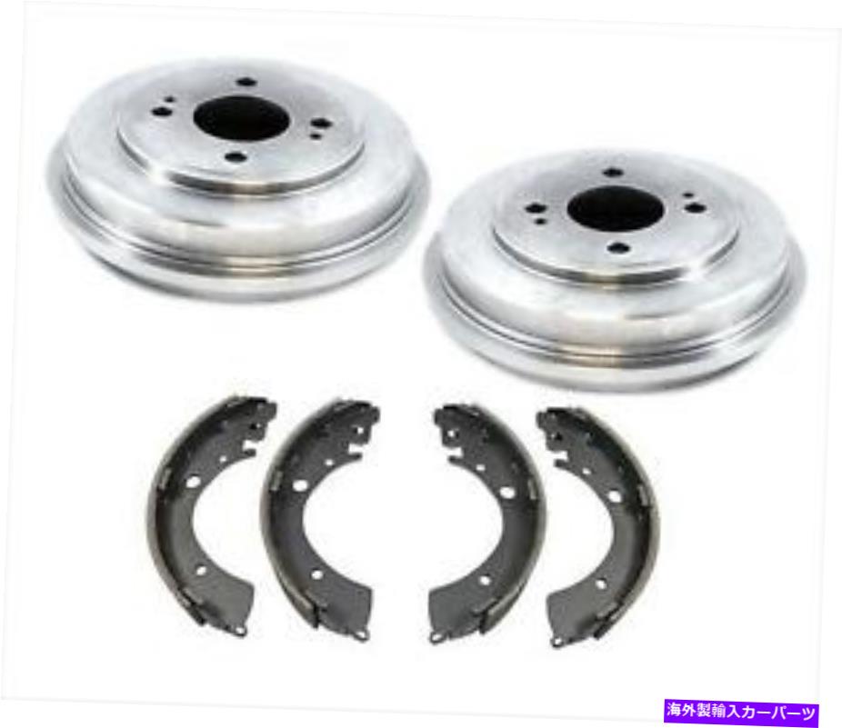 Brake Drum 2001-2005 CIVIC 1.7L W/リアブレーキドラム（2）ブレーキドラム＆ブレーキシューズセット Fits 2001-2005 Civic 1.7L W/ Rear Brake Drums (2) Brakes Drums & Brake Shoe Set【並行輸入品】