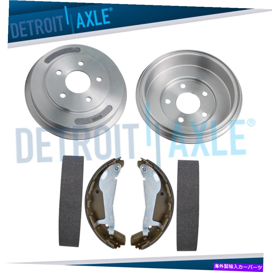 Brake Drum 2009年から2011年のシボレーコバルトHHRポンティアックG5のリアブレーキドラム +ブレーキシューズ Rear Brake Drums + Brake Shoes for 2009 - 2011 Chevrolet Cobalt HHR Pontiac G5【並行輸入品】