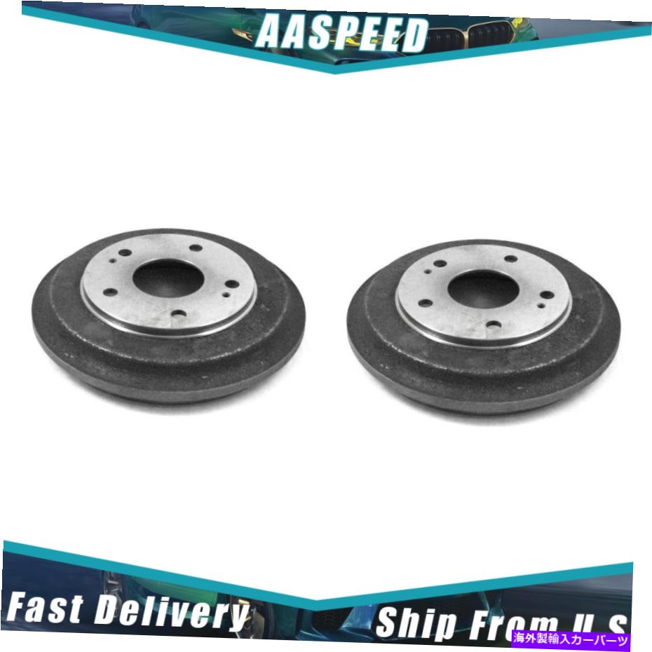 Brake Drum 2006-2012 Honda Civicrear Brake Drum 2PCS For 2006-2012 Honda CivicRear Brake Drum 2PCS【並行輸入品】