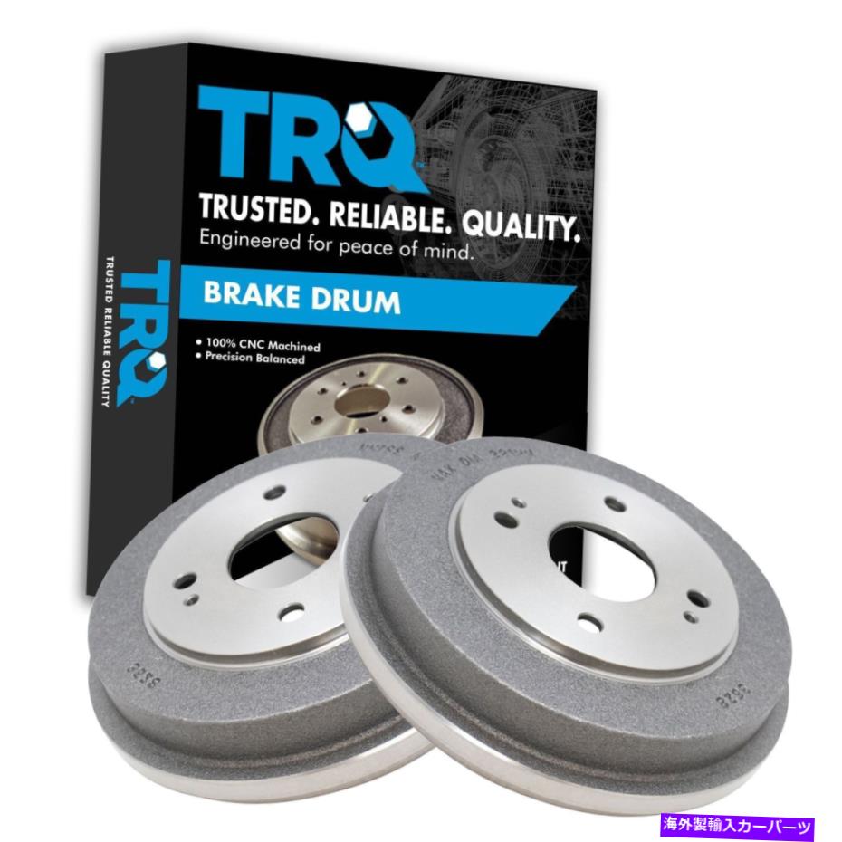 Brake Drum TRQリアブレーキドラム左＆右ペアセット2の90-02ホンダアコード TRQ Rear Brake Drums Left & Right Pair Set of 2 for 90-02 Honda Accord【並行輸入品】