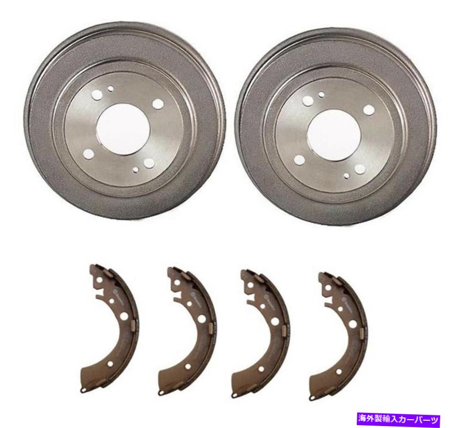 Brake Drum ブレンボリアドラムとシューズブレーキキットホンダアコードLX LXI DX CIVIC HX EX GX Brembo Rear Drums and Shoes Brake Kit for Honda Accord LX LXi DX Civic HX EX GX【並行輸入品】