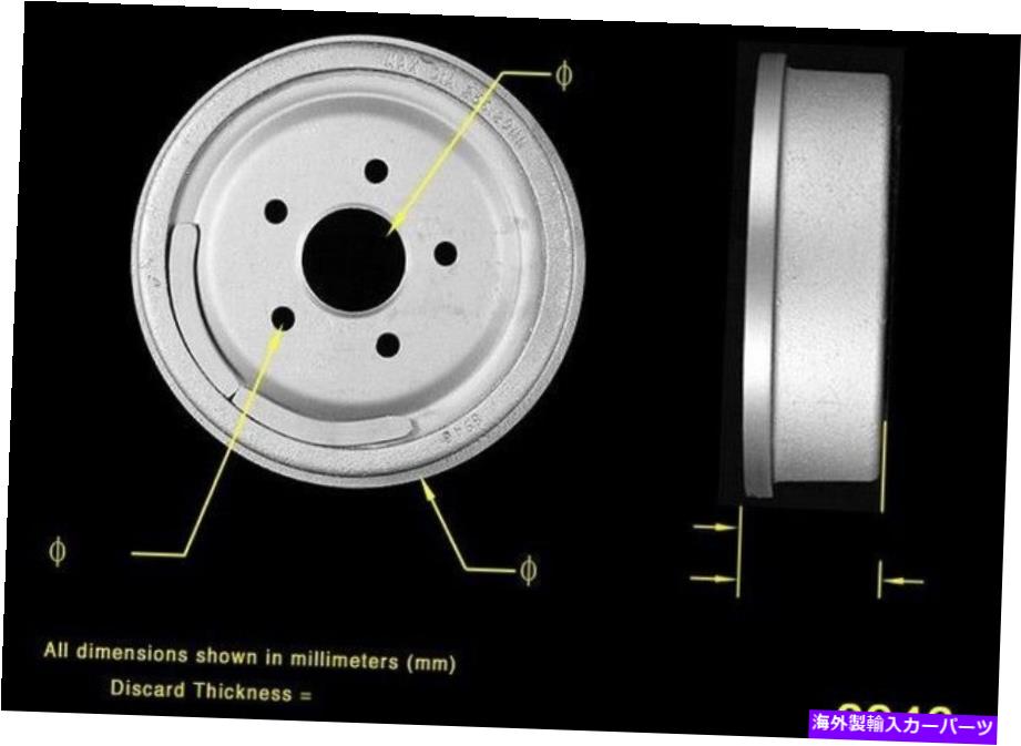 Brake Drum PDR0452ベンディックスプレミアムドラムとローターブレーキドラムP/N：PDR0452 Pdr0452 Bendix Premium Drum And Rotor Brake Drum P/N:Pdr0452【並行輸入品】