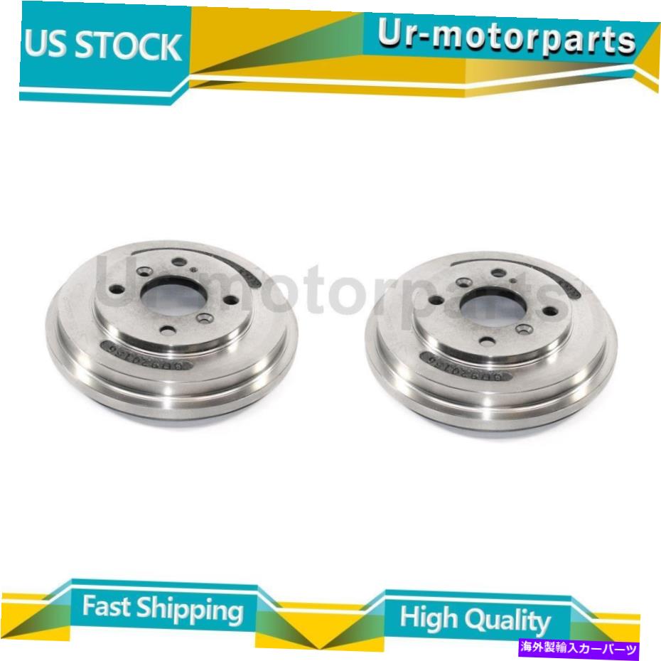 Brake Drum （2）リアブレーキドラムデュラゴフィットフォードフィエスタ2011-2019 (2) Rear Brake Drum DuraGo Fits Ford Fiesta 2011-2019【並行輸入品】