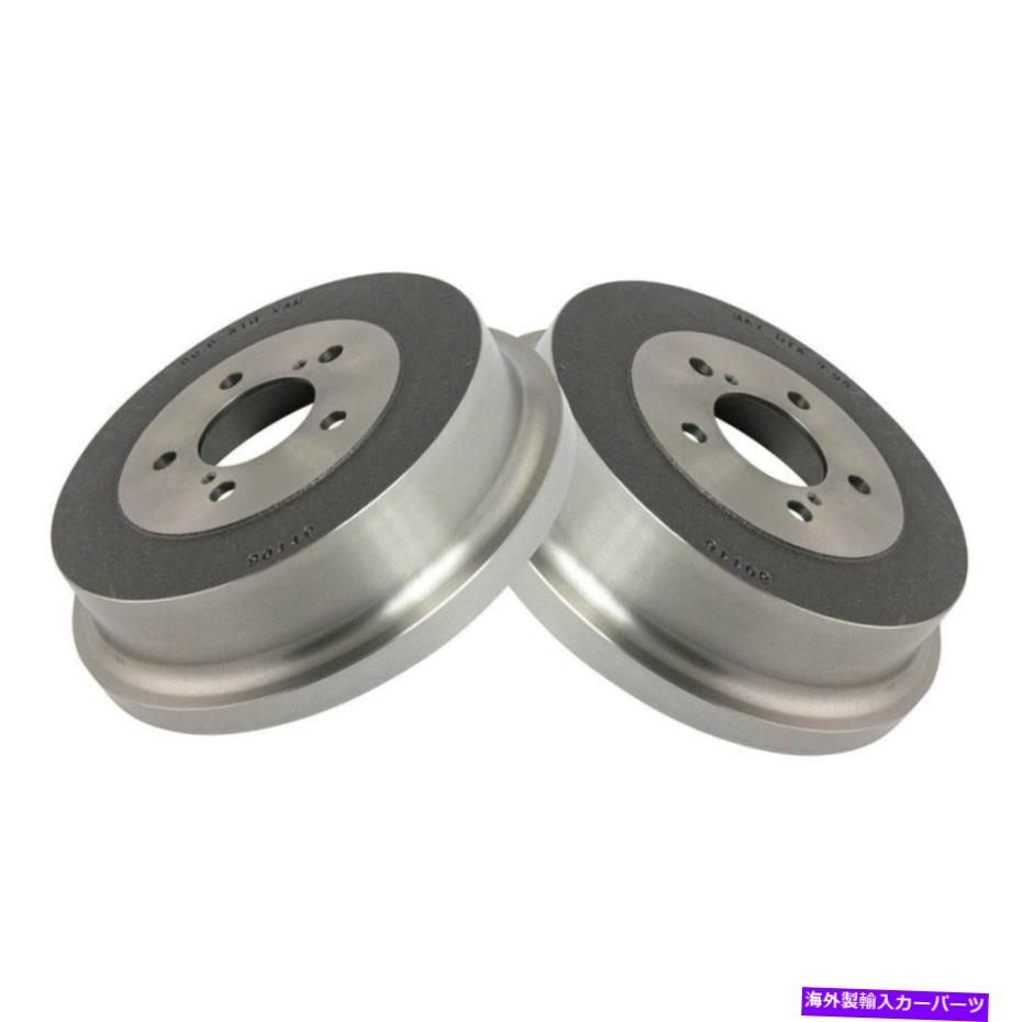 Brake Drum Dodge Grand Caravan 05 TRQ BRA75122リアドライバーと助手席側のブレーキドラム For Dodge Grand Caravan 05 TRQ BRA75122 Rear Driver & Passenger Side Brake Drums【並行輸入品】