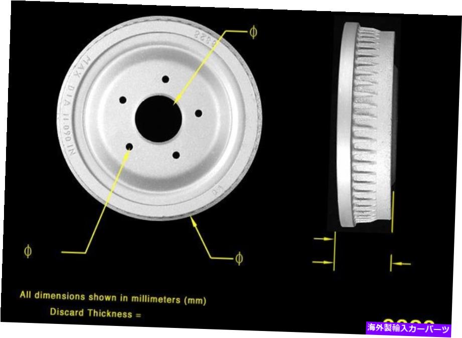 Brake Drum Cutlass Supreme Monte Carlo Lemans Cutlass Grand Prix Regal Sの新しいブレーキドラム New Brake Drum for Cutlass Supreme Monte Carlo LeMans Cutlass Grand Prix Regal S【並行輸入品】