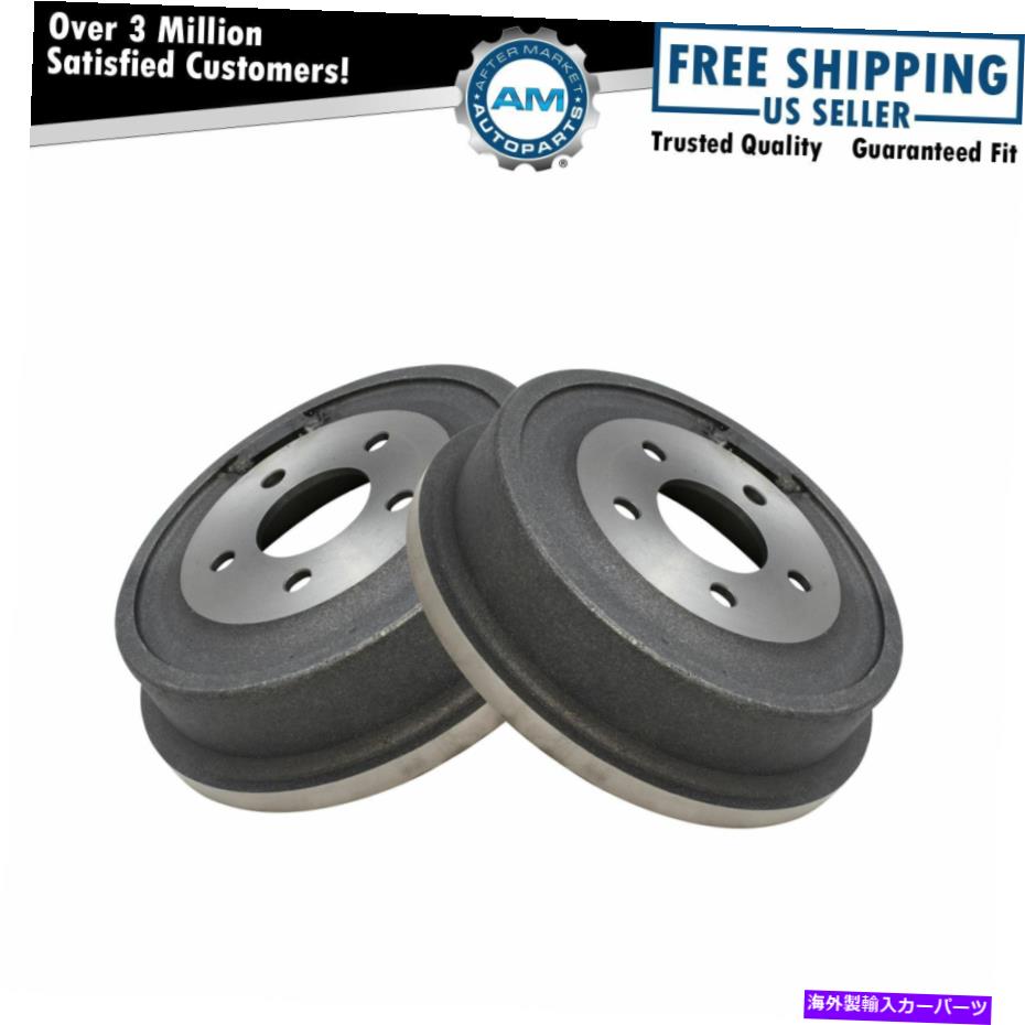 Brake Drum ブレーキドラムリアLH equinox aztek torrent vue用の左Rh右ペアセット Brake Drum Rear LH Left RH Right Pair Set for Equinox Aztek Torrent Vue【並行輸入品】