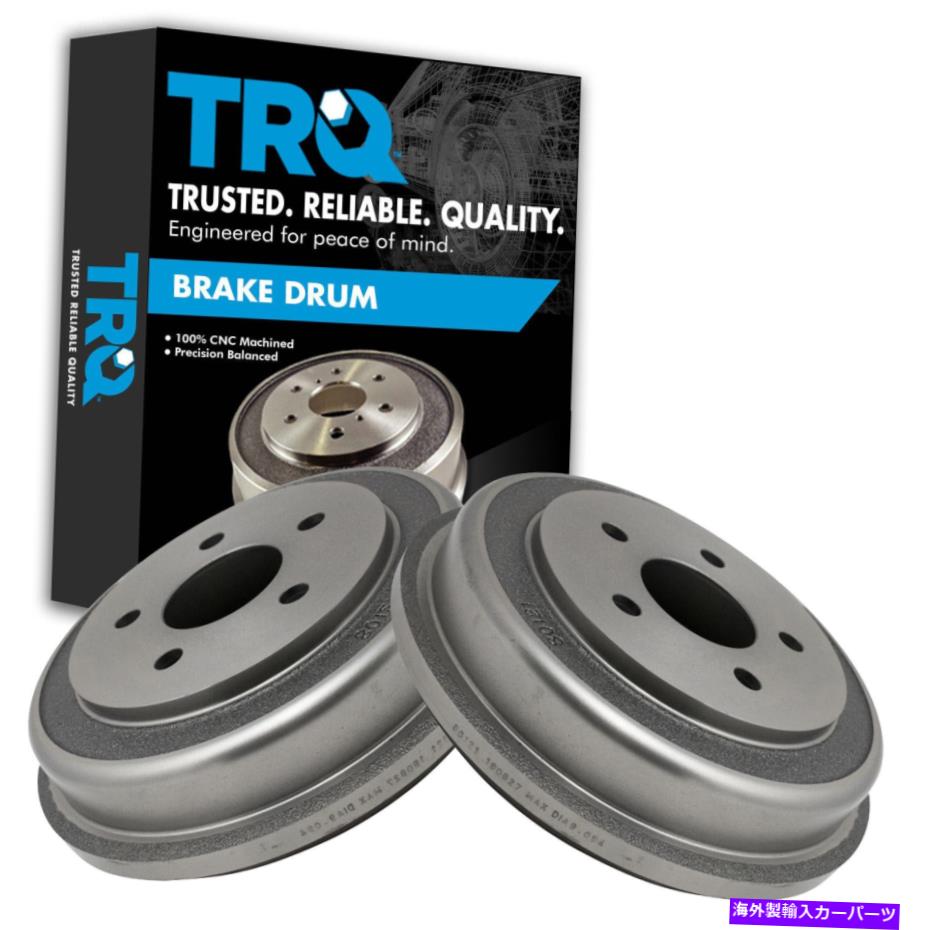 Brake Drum Chevy Cobalt HHR MalibuのTRQブレーキドラムリアドライバーと乗客ペア TRQ Brake Drum Rear Driver & Passenger Pair for Chevy Cobalt HHR Malibu【並行輸入品】