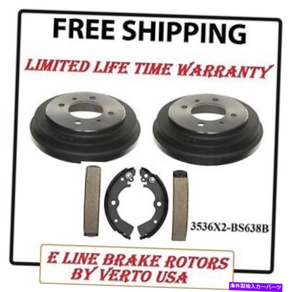 Brake Drum 1991年から1999年の日産セントラのブレーキドラムシューズ、NX＆200SX Brake Drums Shoes For Nissan Sentra 1991 to 1999 , NX & 200SX【並行輸入品】