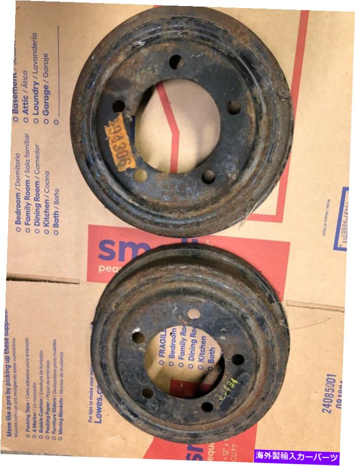 Brake Drum ジープラングラーCJ7 82-86リアブレーキドラムMOPAR AMCセット Jeep Wrangler CJ7 82-86 Rear Brake Drum Mopar AMC set【並行輸入品】