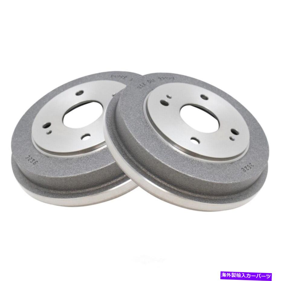 Brake Drum ブレーキドラムセットTRQ BRA75100フィット90-02ホンダアコード Brake Drum Set TRQ BRA75100 fits 90-02 Honda Accord【並行輸入品】