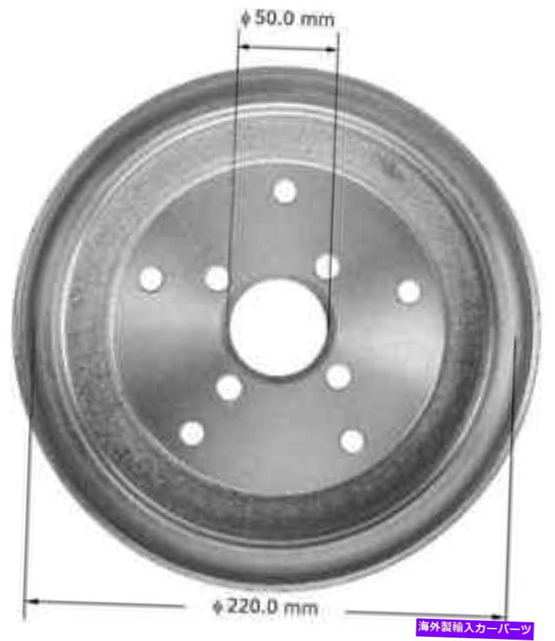 Brake Drum ブレーキドラム-2ドアリアベンディックスPDR0544 Brake Drum-2 Door Rear Bendix PDR0544【並行輸入品】