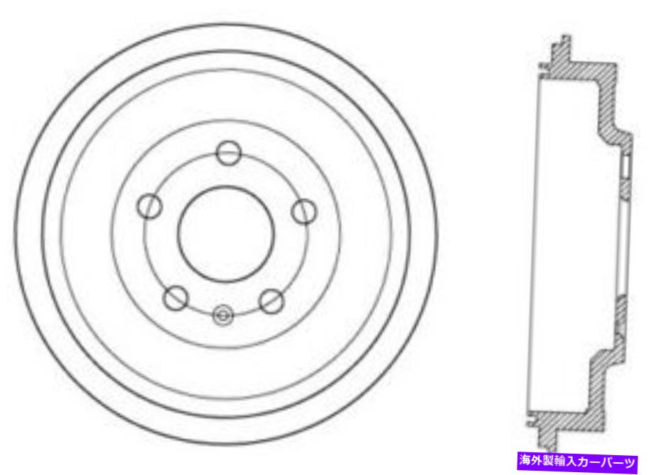 Brake Drum ブレーキドラムセントリック123.3302 Brake Drum Centric 123.3302【並行輸入品】