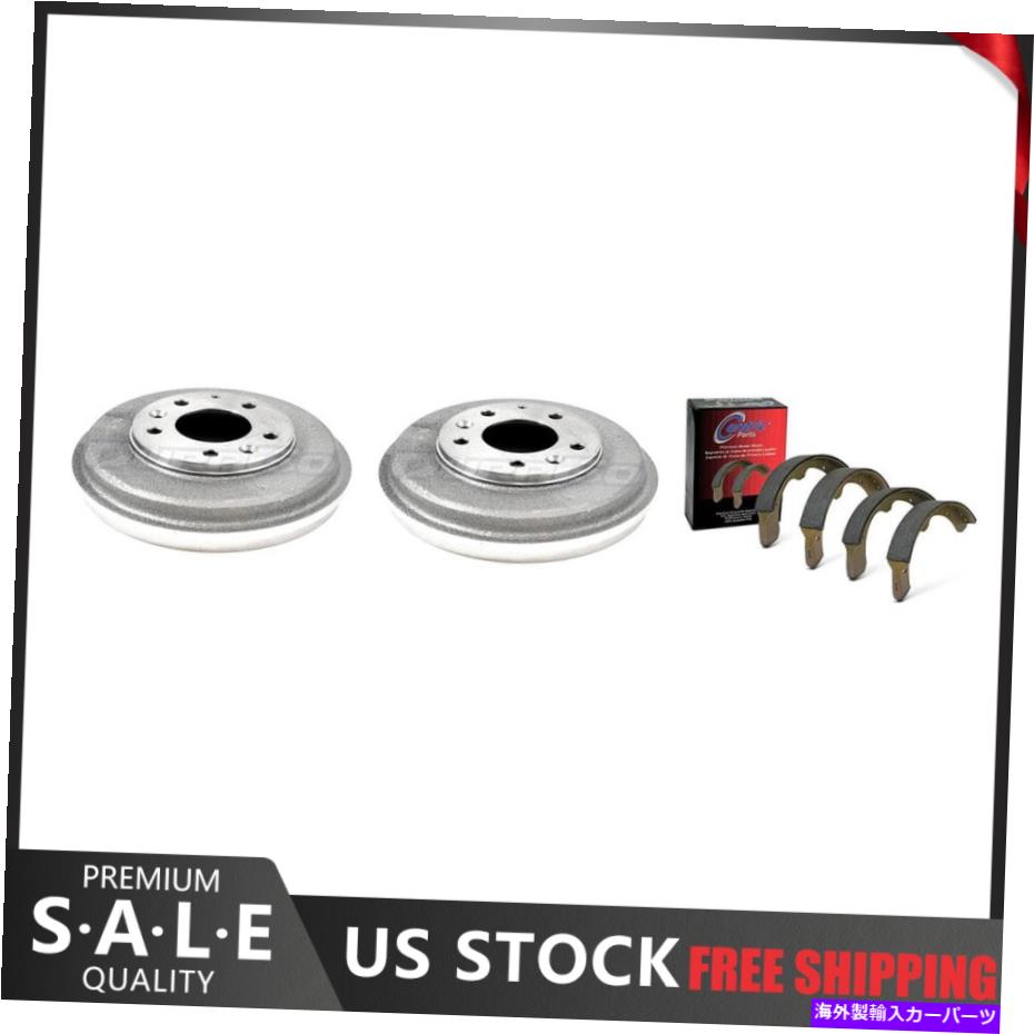 Brake Drum フィット1993-1997フォードプローブリアキットブレーキドラム＆ブレーキシューズ Fits 1993-1997 Ford Probe Rear Kit Brake Drums & Brake Shoes【並行輸入品】