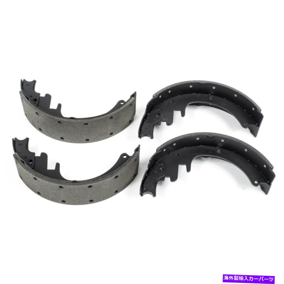 Brake Drum 452R PowerStop 2ホイールセットブレーキシューズセットSavanaGMC 3500 Van 2500のリア新機能 452R Powerstop 2-Wheel Set Brake Shoe Sets Rear New for SaVana GMC 3500 Van 2500【並行輸入品】
