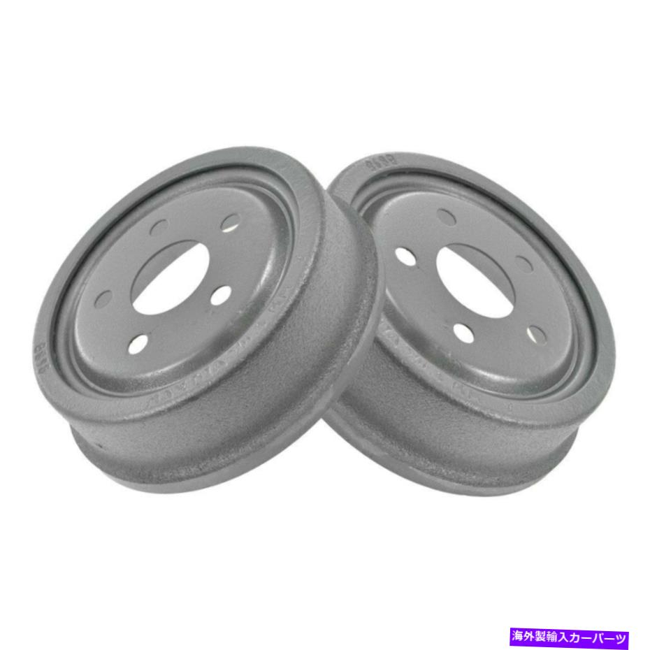 Brake Drum ビュイックサマセットリーガル85 TRQリアドライバーと助手席側のブレーキドラム For Buick Somerset Regal 85 TRQ Rear Driver & Passenger Side Brake Drums【並行輸入品】