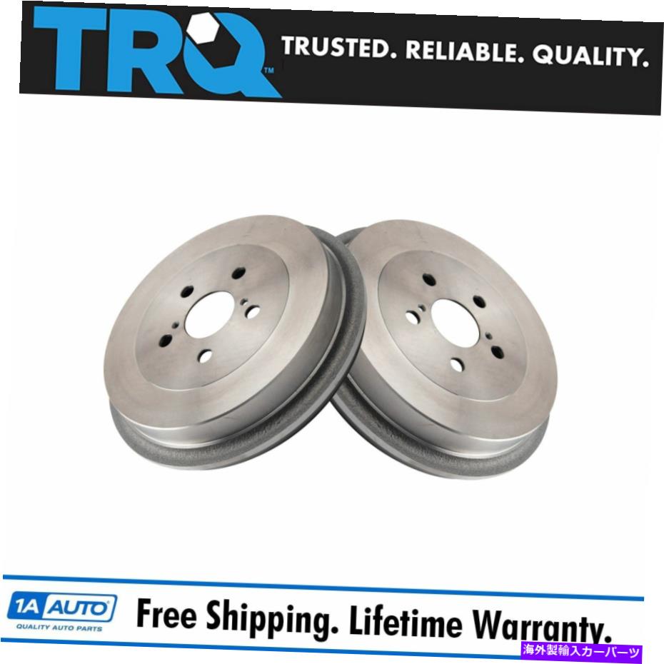 Brake Drum トヨタカローラ用のTRQドライバー＆乗客サイドリアブレーキドラムペア TRQ Driver & Passenger Side Rear Brake Drum Pair for Toyota Corolla【並行輸入品】