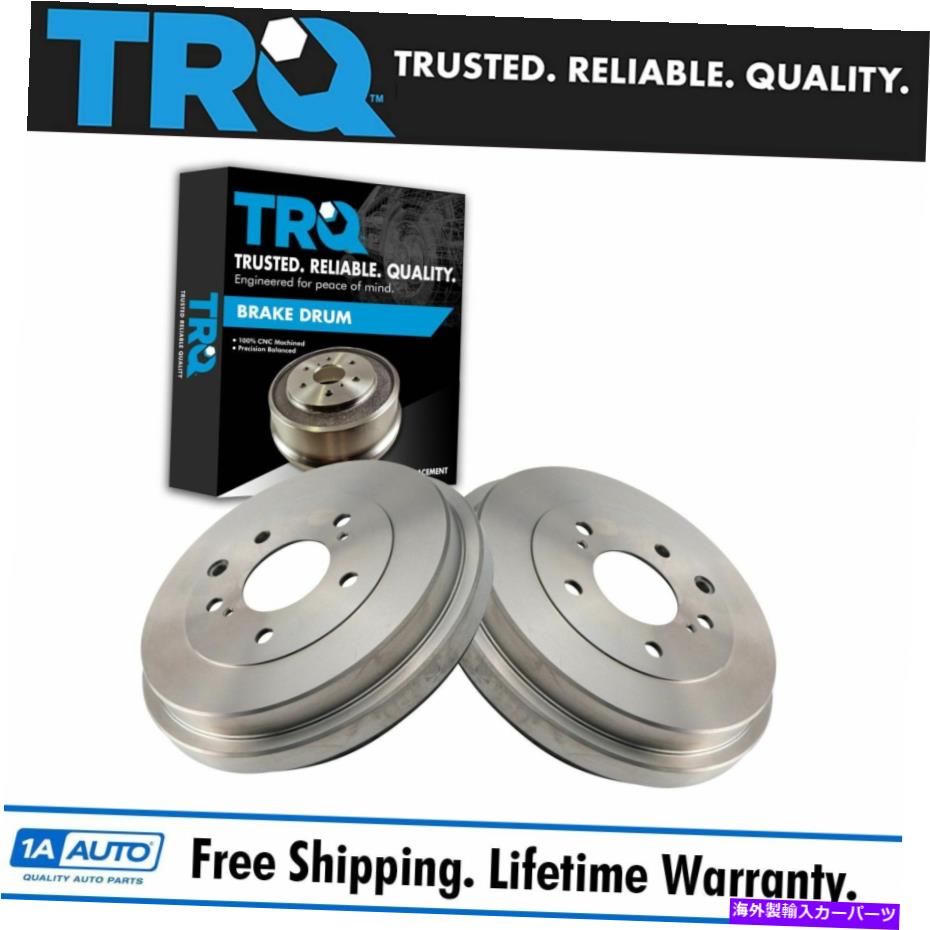 Brake Drum TRQリアブレーキドラムペアLHドライバー＆RHパッセンジャーサイドの日産セントラ TRQ Rear Brake Drum Pair LH Driver & RH Passenger Sides for Nissan Sentra【並行輸入品】